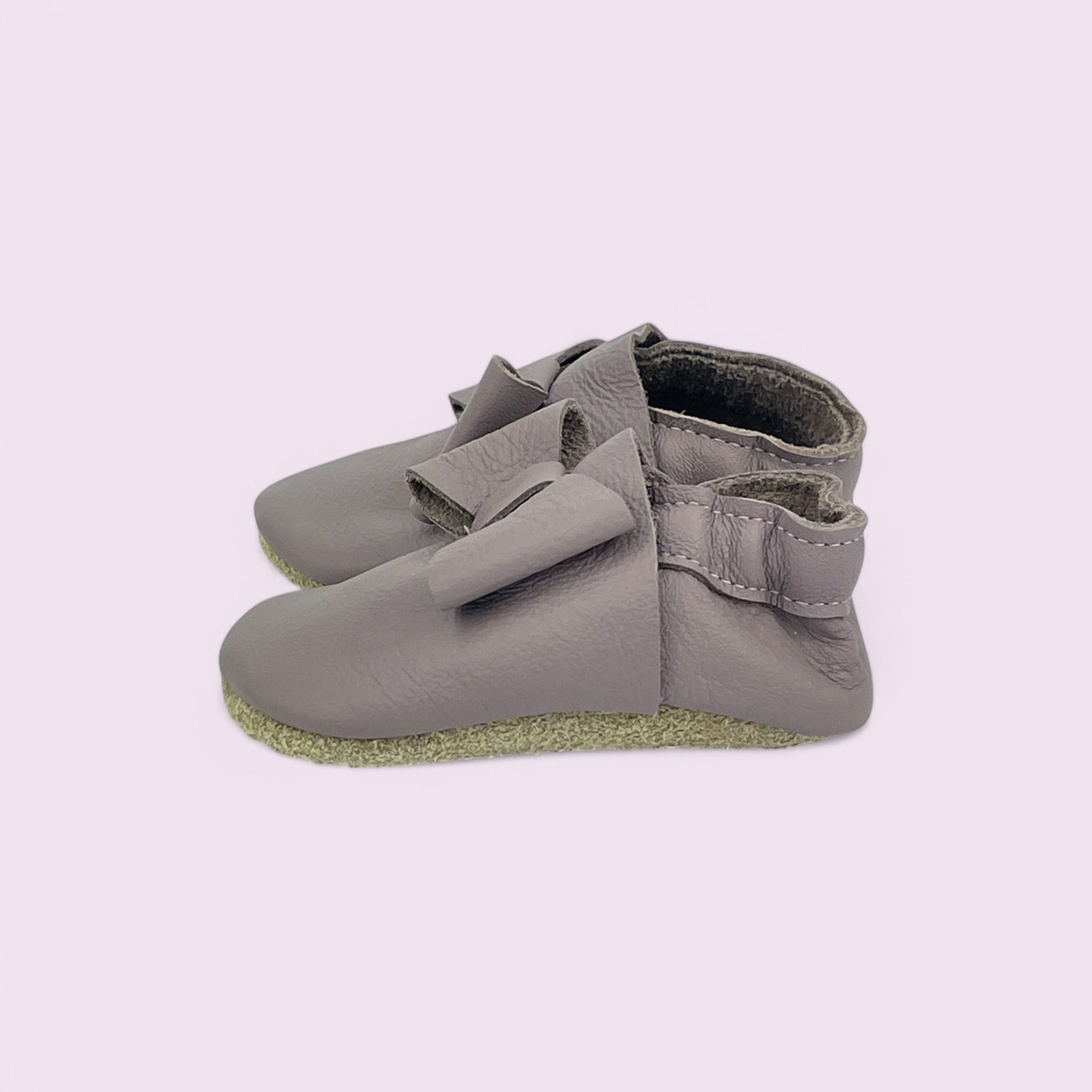 Baby Krabbelschuhe aus Leder