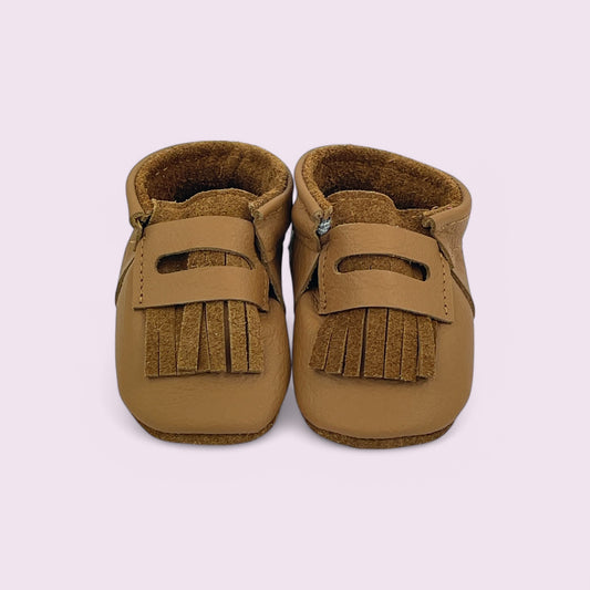 Baby Krabbelschuhe aus Leder