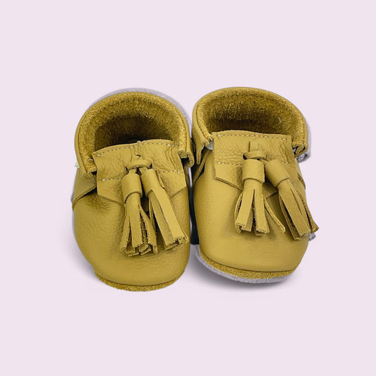 Baby Krabbelschuhe aus Leder