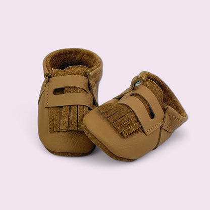 Baby Krabbelschuhe aus Leder