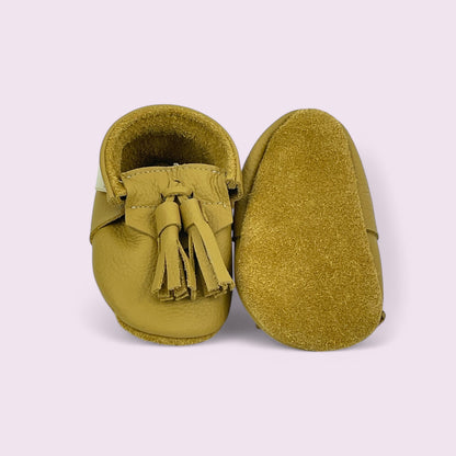 Baby Krabbelschuhe aus Leder