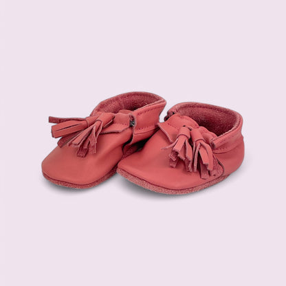 Baby Krabbelschuhe aus Leder