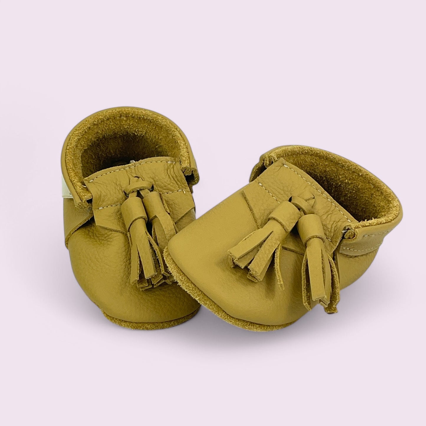 Baby Krabbelschuhe aus Leder