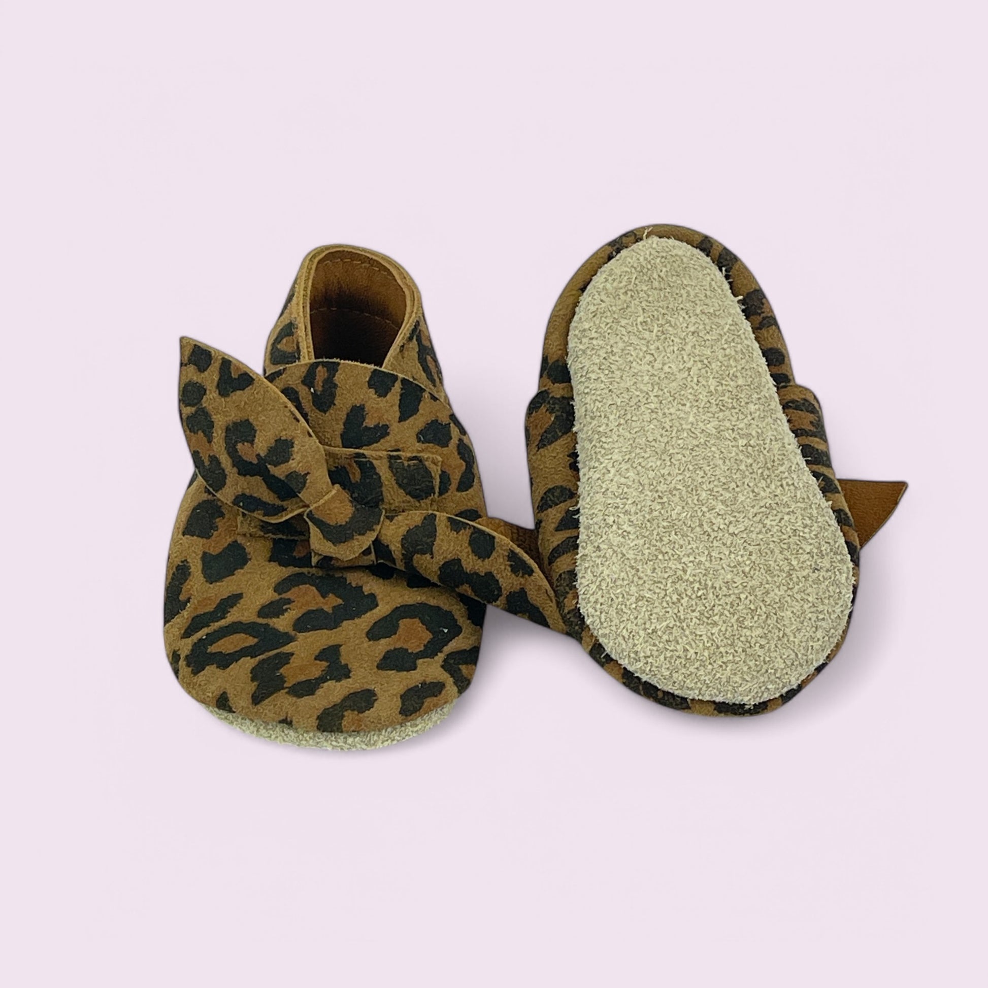 Baby Krabbelschuhe aus Leder