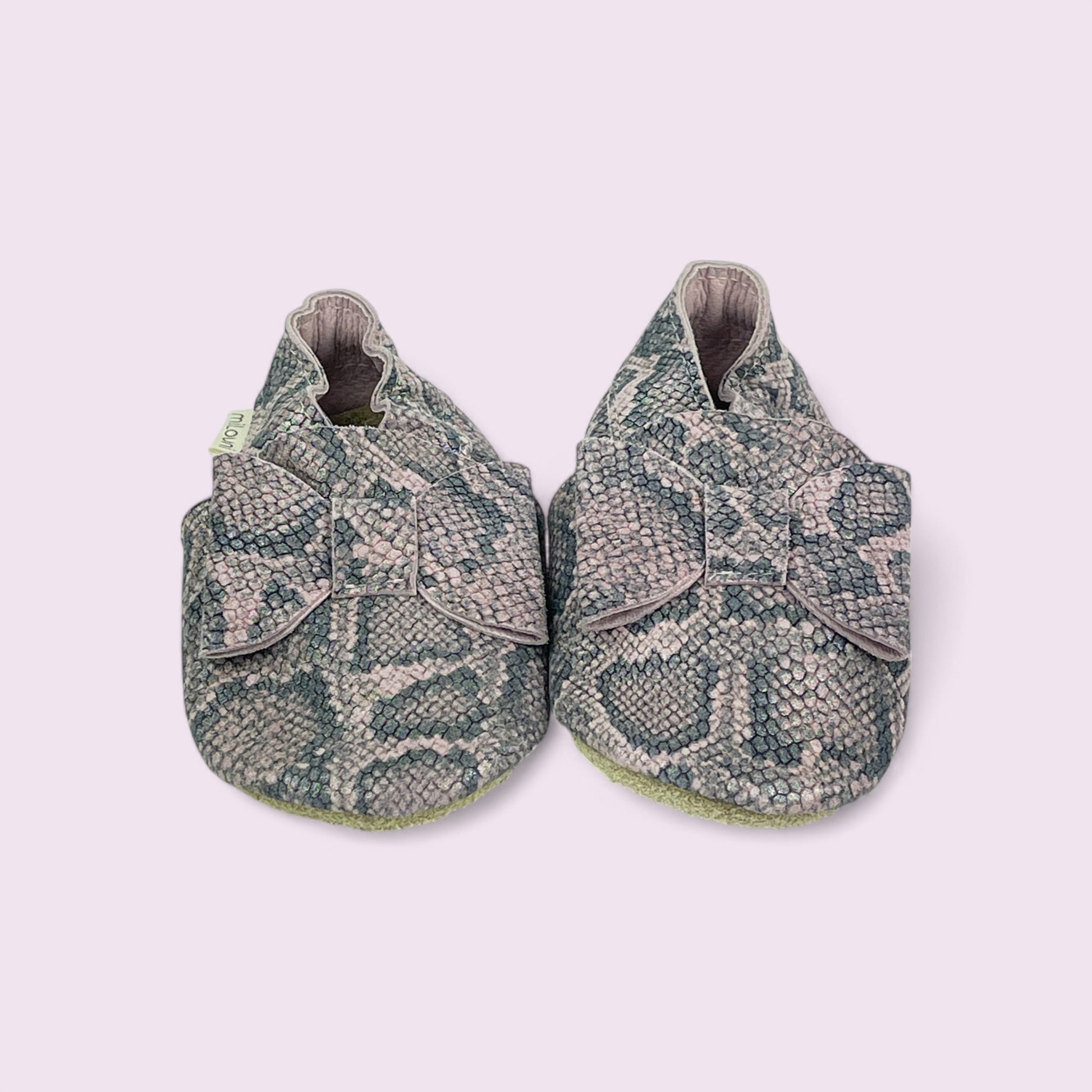 Baby Krabbelschuhe aus Leder