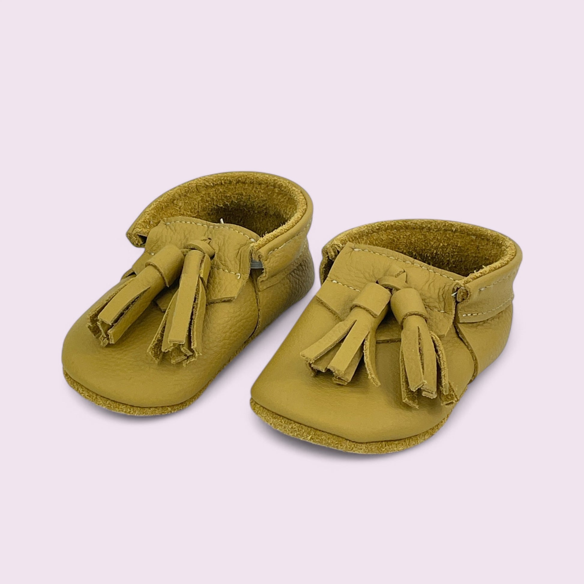 Baby Krabbelschuhe aus Leder