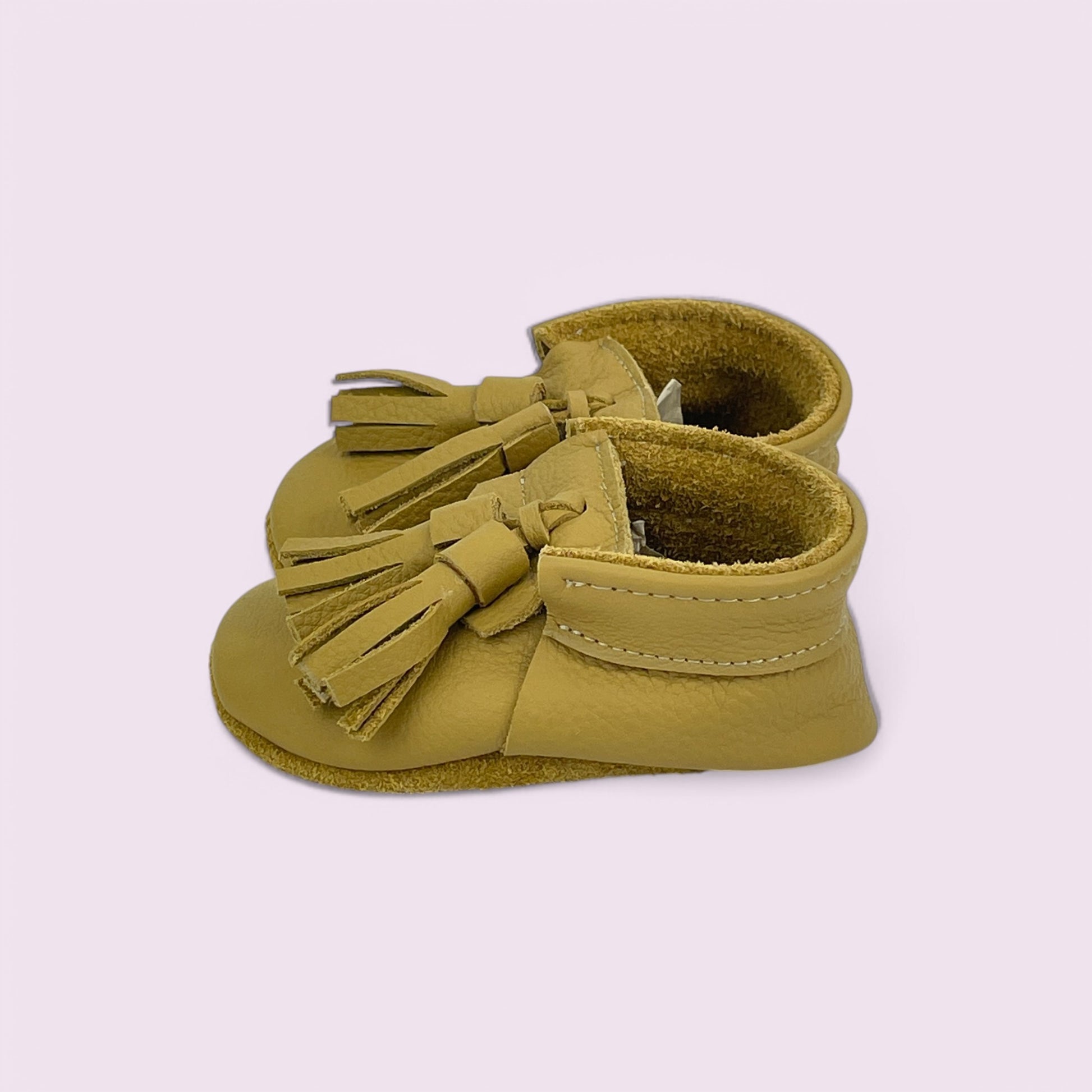 Baby Krabbelschuhe aus Leder