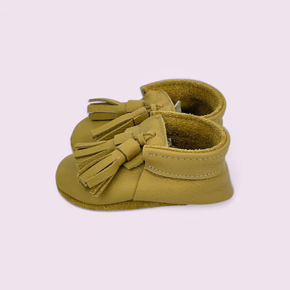 Baby Krabbelschuhe aus Leder