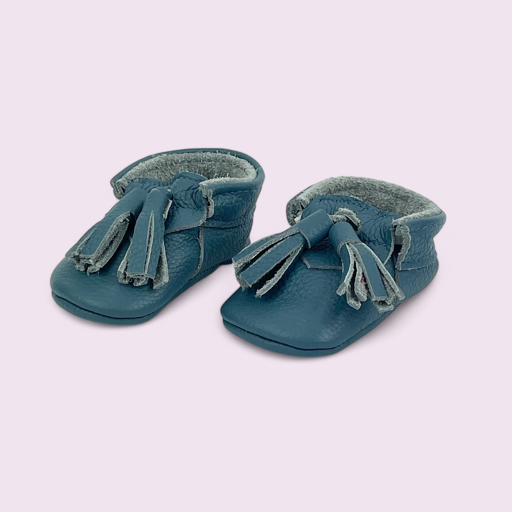 Baby Krabbelschuhe aus Leder