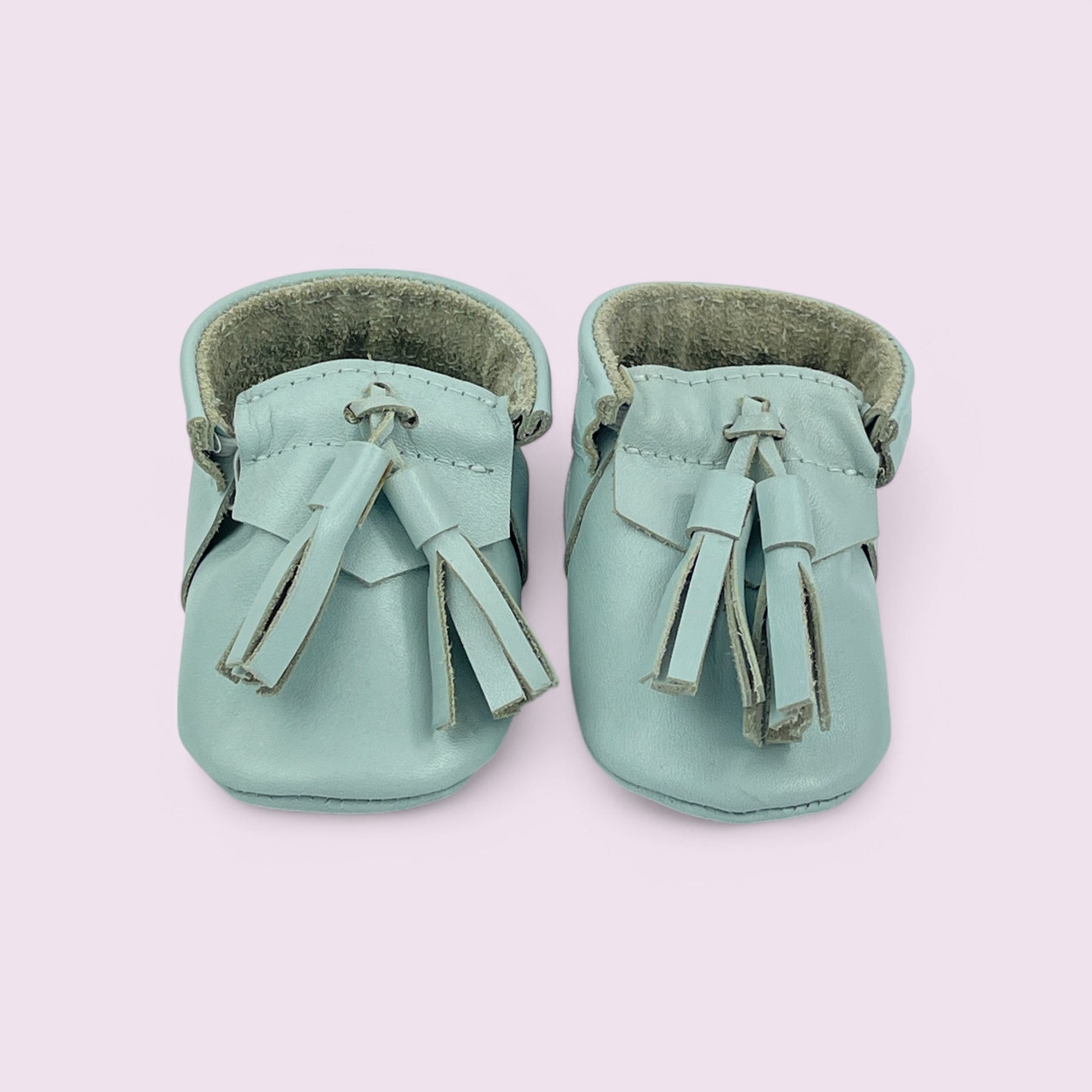 Baby Krabbelschuhe aus Leder
