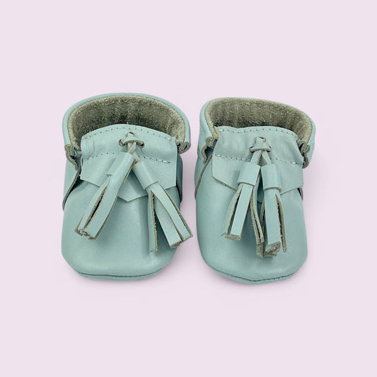 Baby Krabbelschuhe aus Leder
