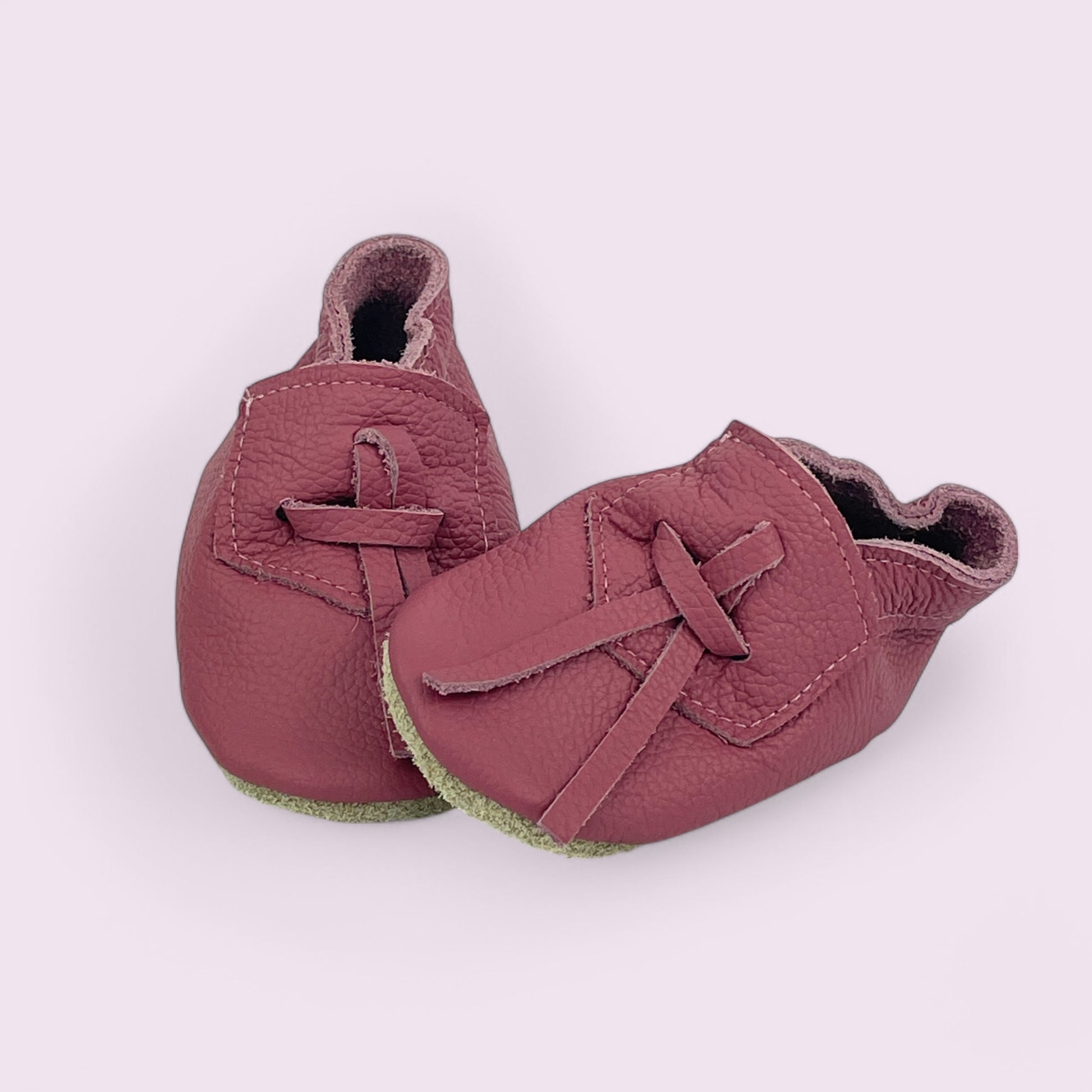 Baby Krabbelschuhe aus Leder