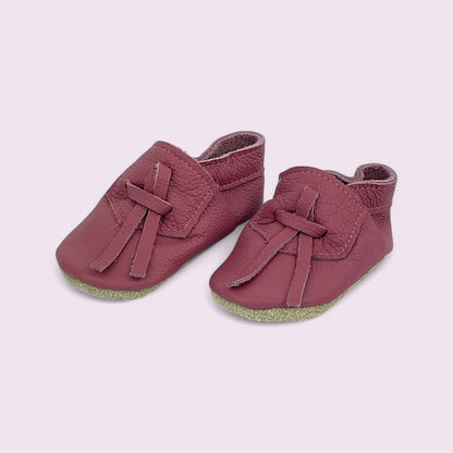 Baby Krabbelschuhe aus Leder