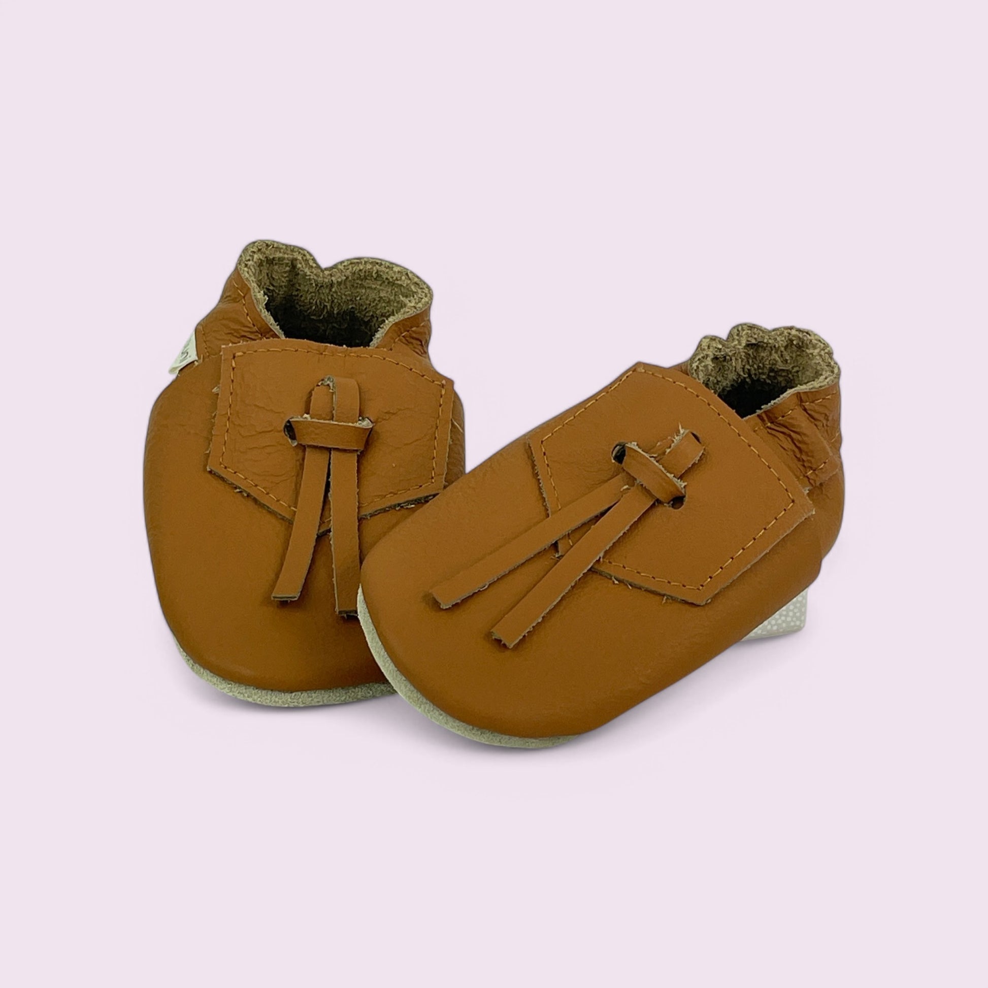 Baby Krabbelschuhe aus Leder