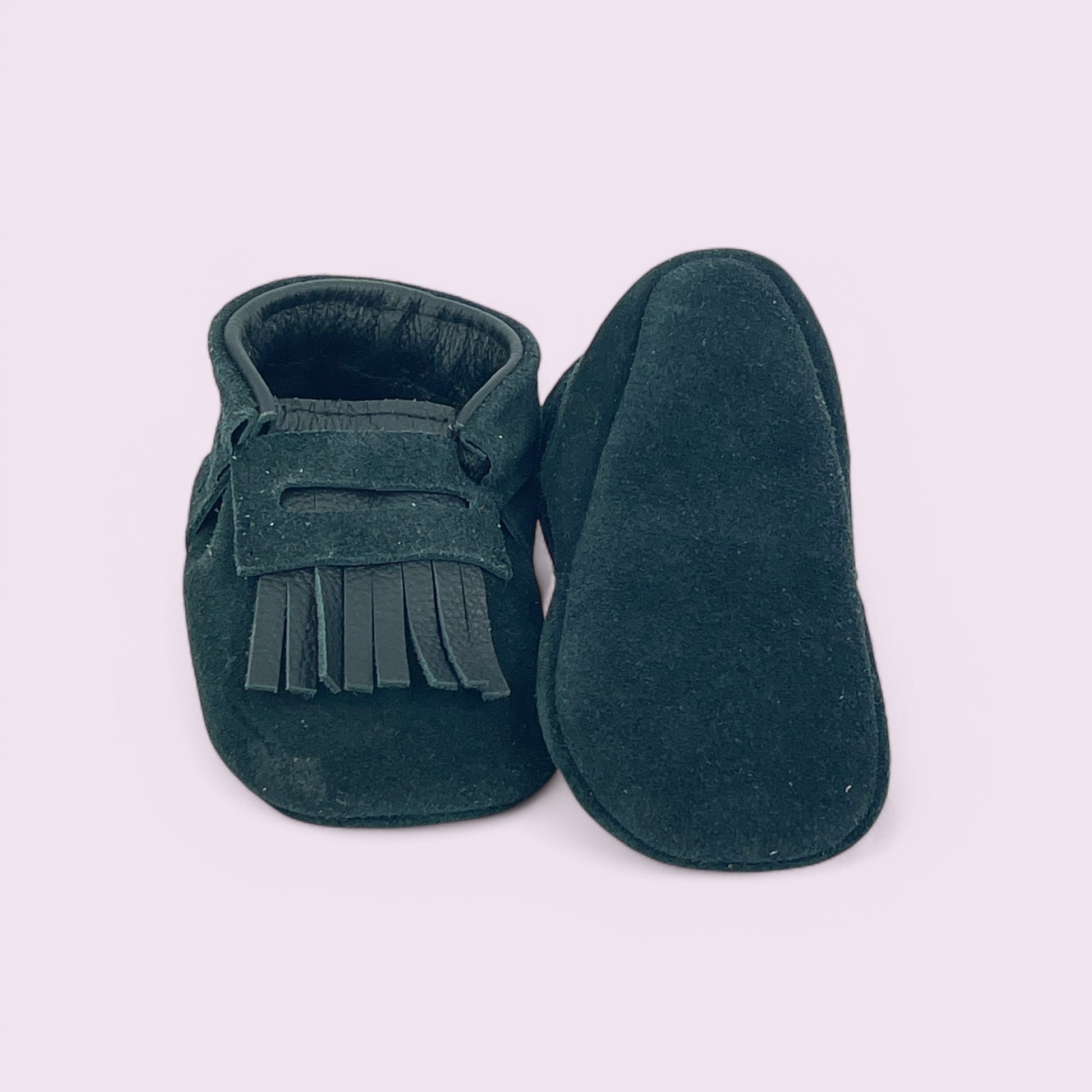 Baby Krabbelschuhe aus Leder