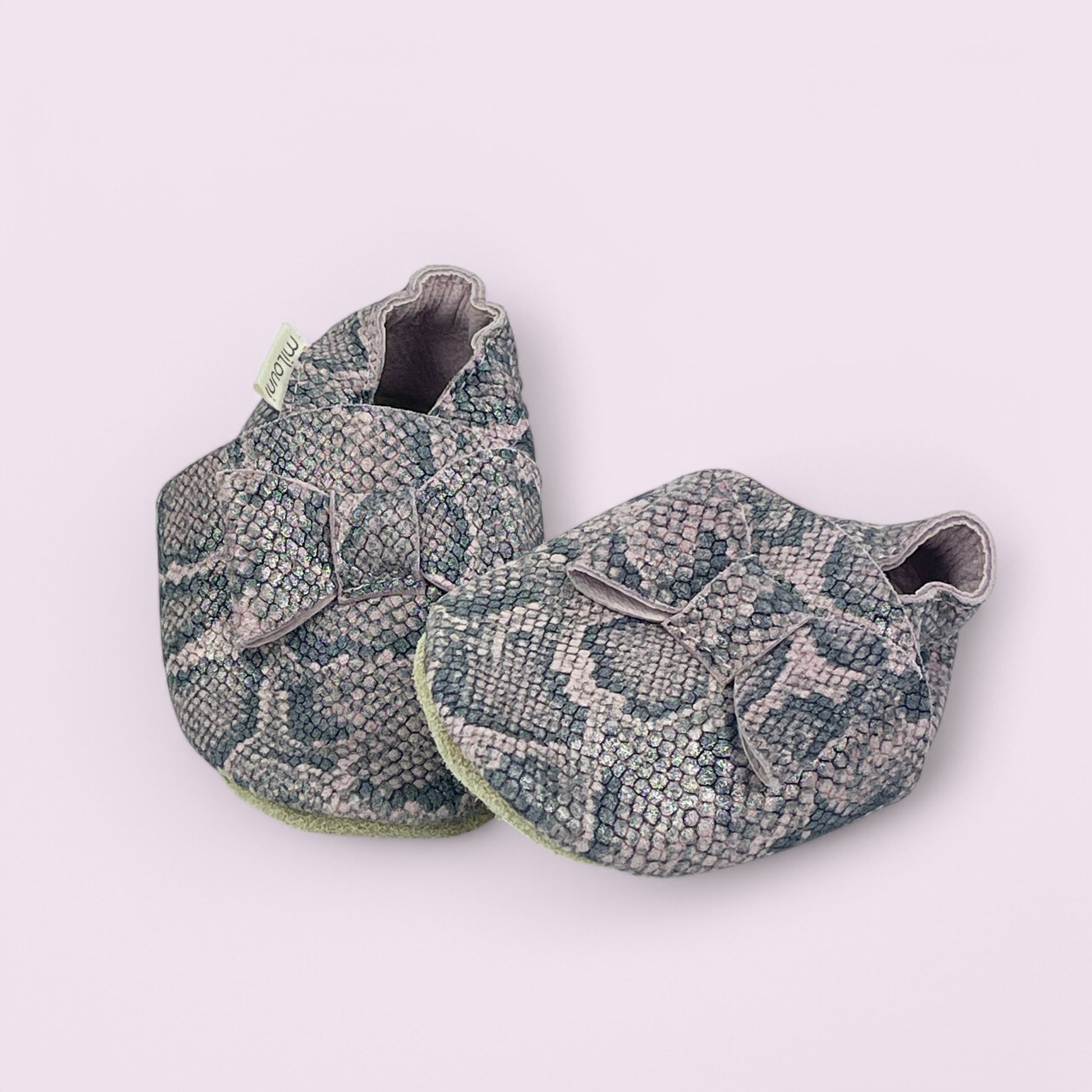 Baby Krabbelschuhe aus Leder