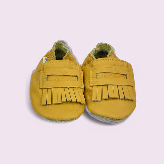 Baby Krabbelschuhe aus Leder
