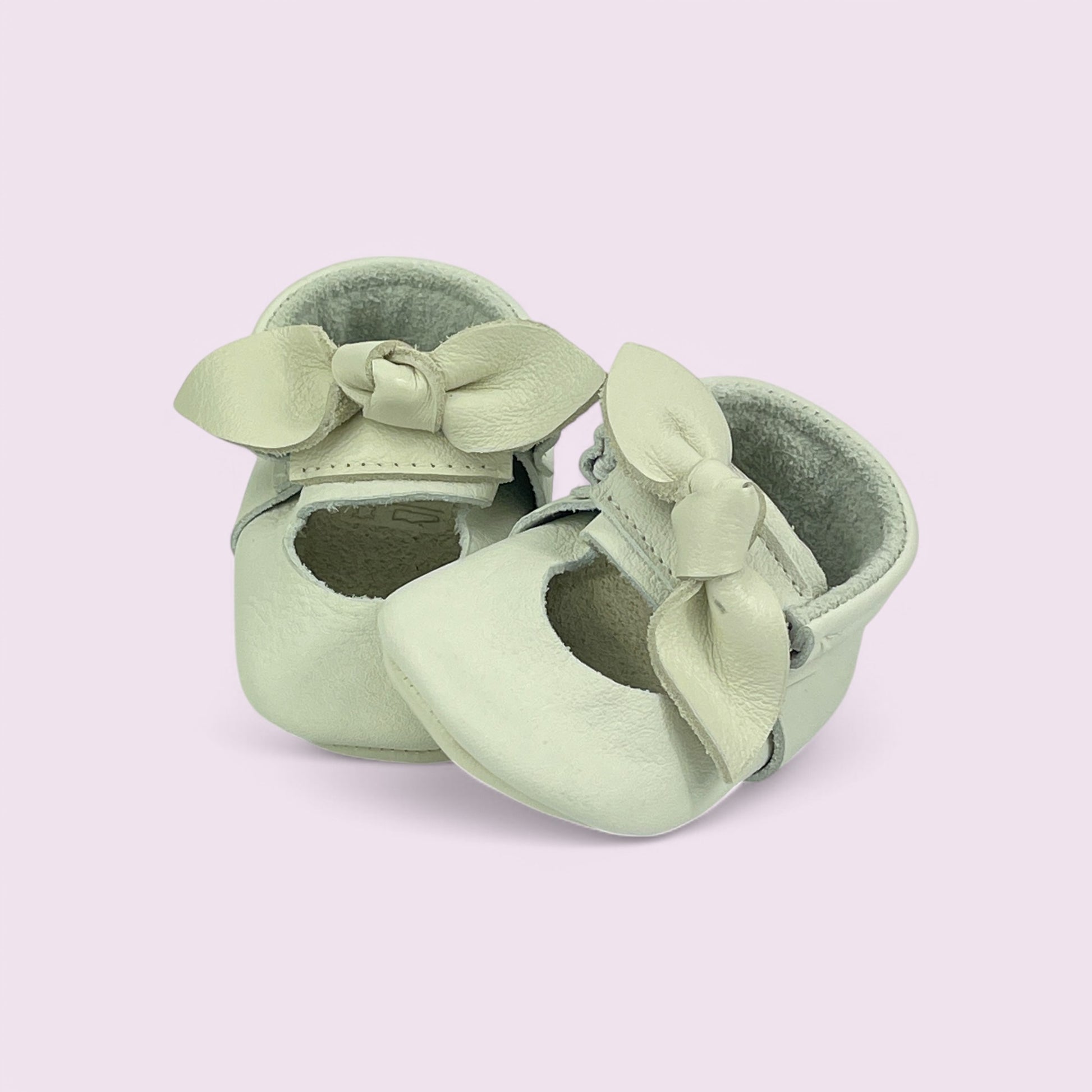 Baby Krabbelschuhe aus Leder