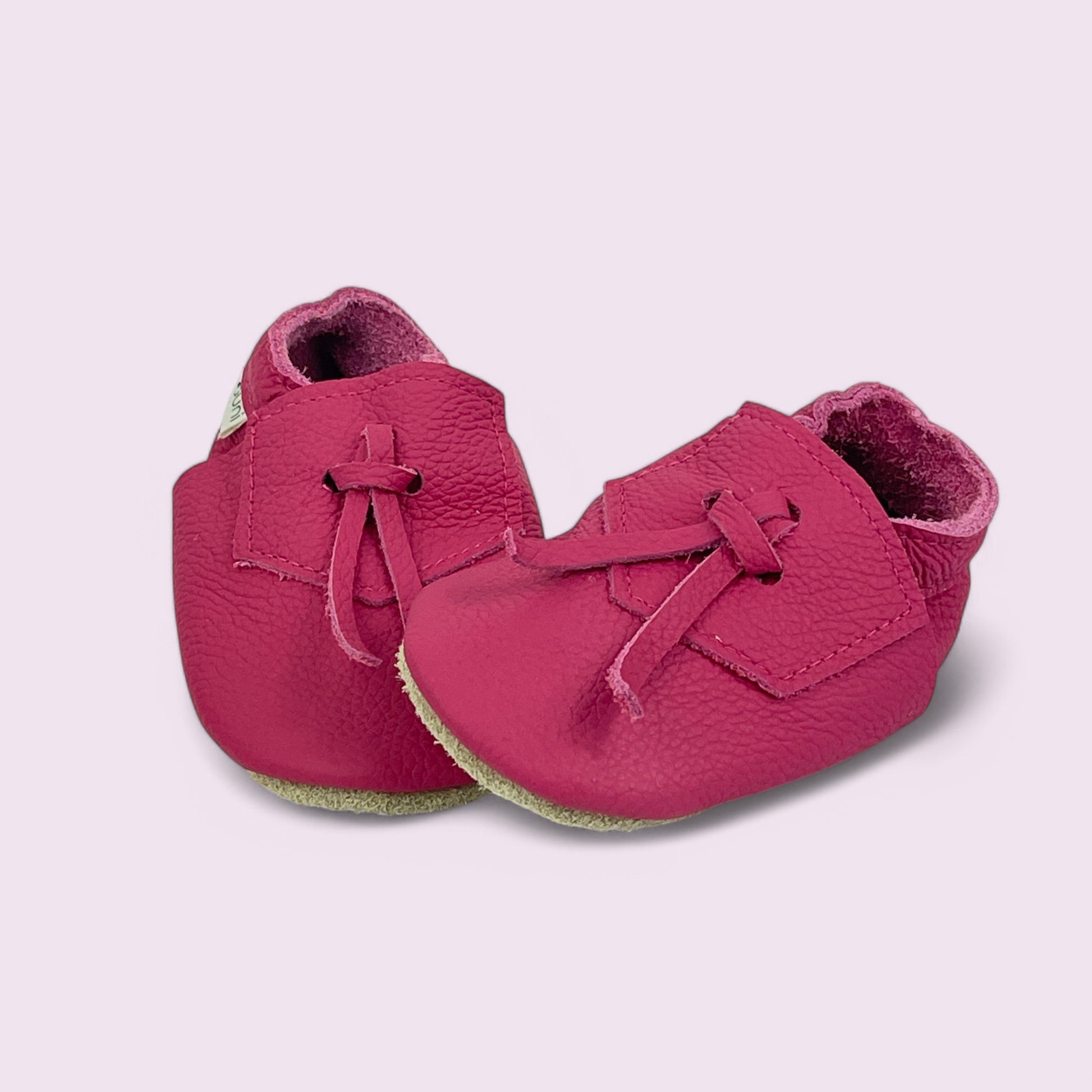 Baby Krabbelschuhe aus Leder