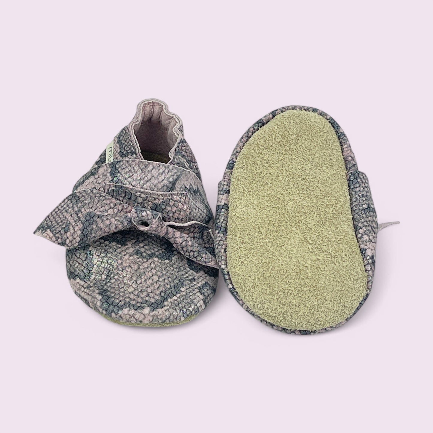 Baby Krabbelschuhe aus Leder