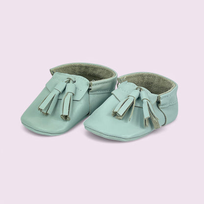 Baby Krabbelschuhe aus Leder