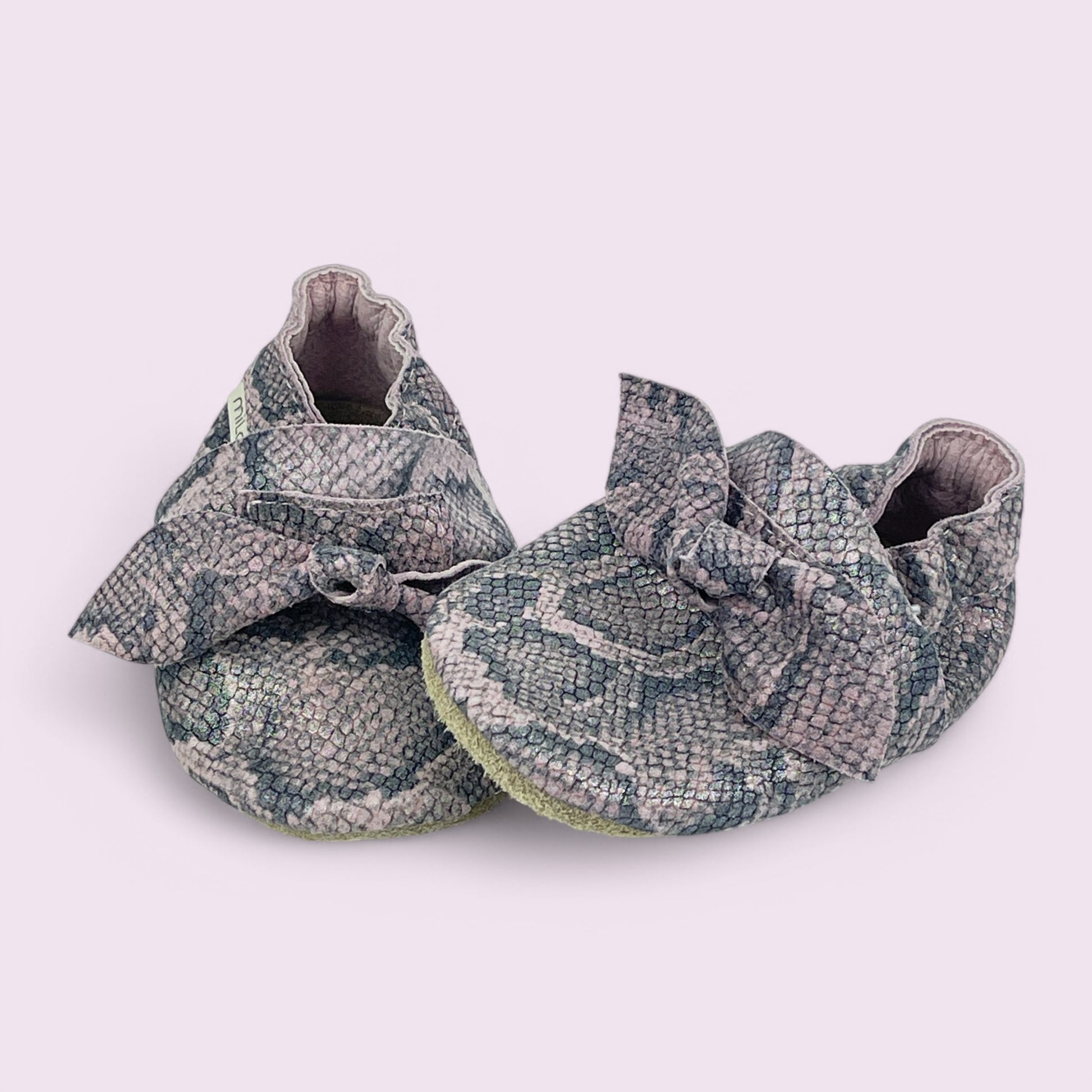 Baby Krabbelschuhe aus Leder