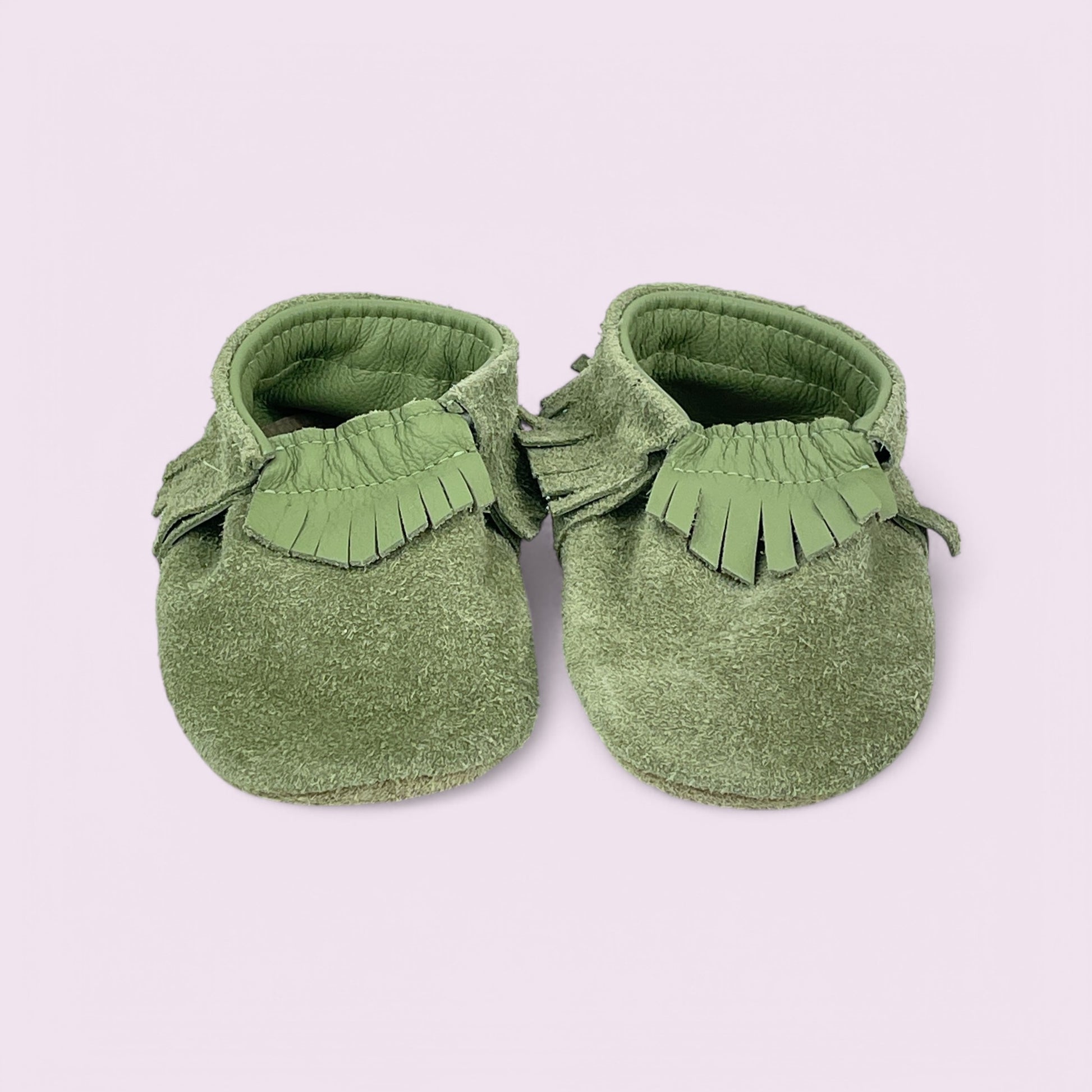 Baby Krabbelschuhe aus Leder