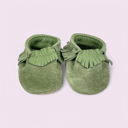 Baby Krabbelschuhe aus Leder