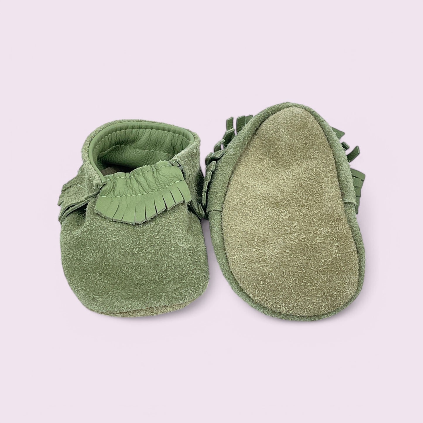 Baby Krabbelschuhe aus Leder