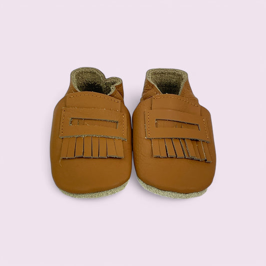 Baby Krabbelschuhe aus Leder