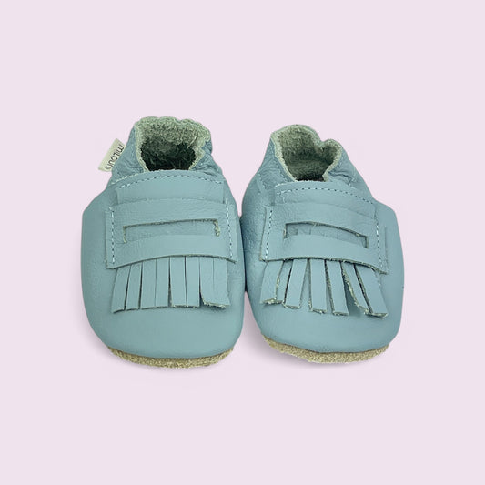 Baby Krabbelschuhe aus Leder