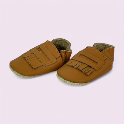 Baby Krabbelschuhe aus Leder