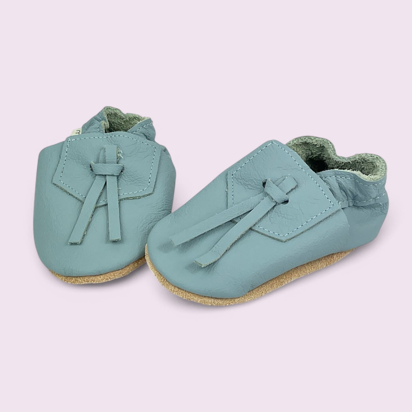 Baby Krabbelschuhe aus Leder