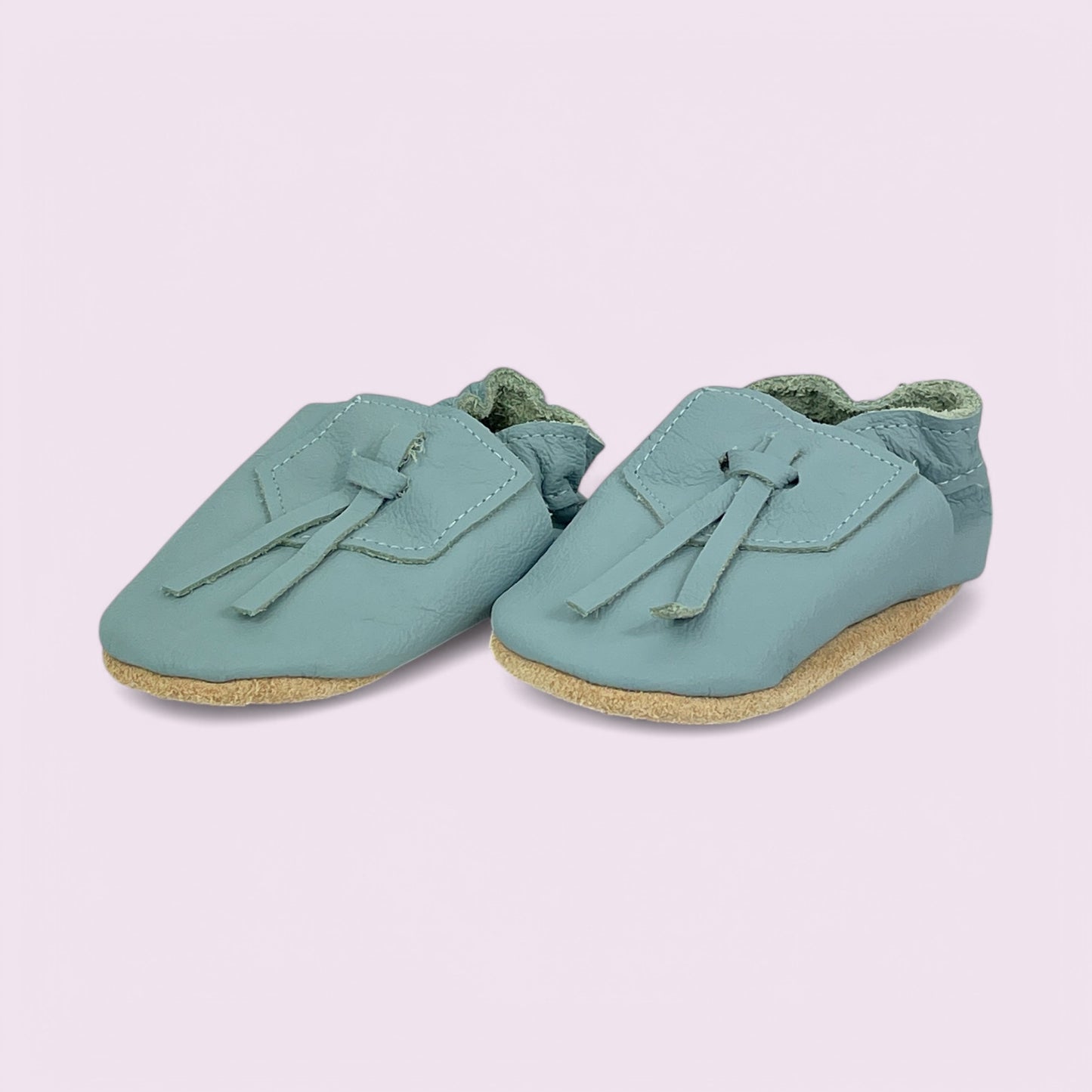 Baby Krabbelschuhe aus Leder