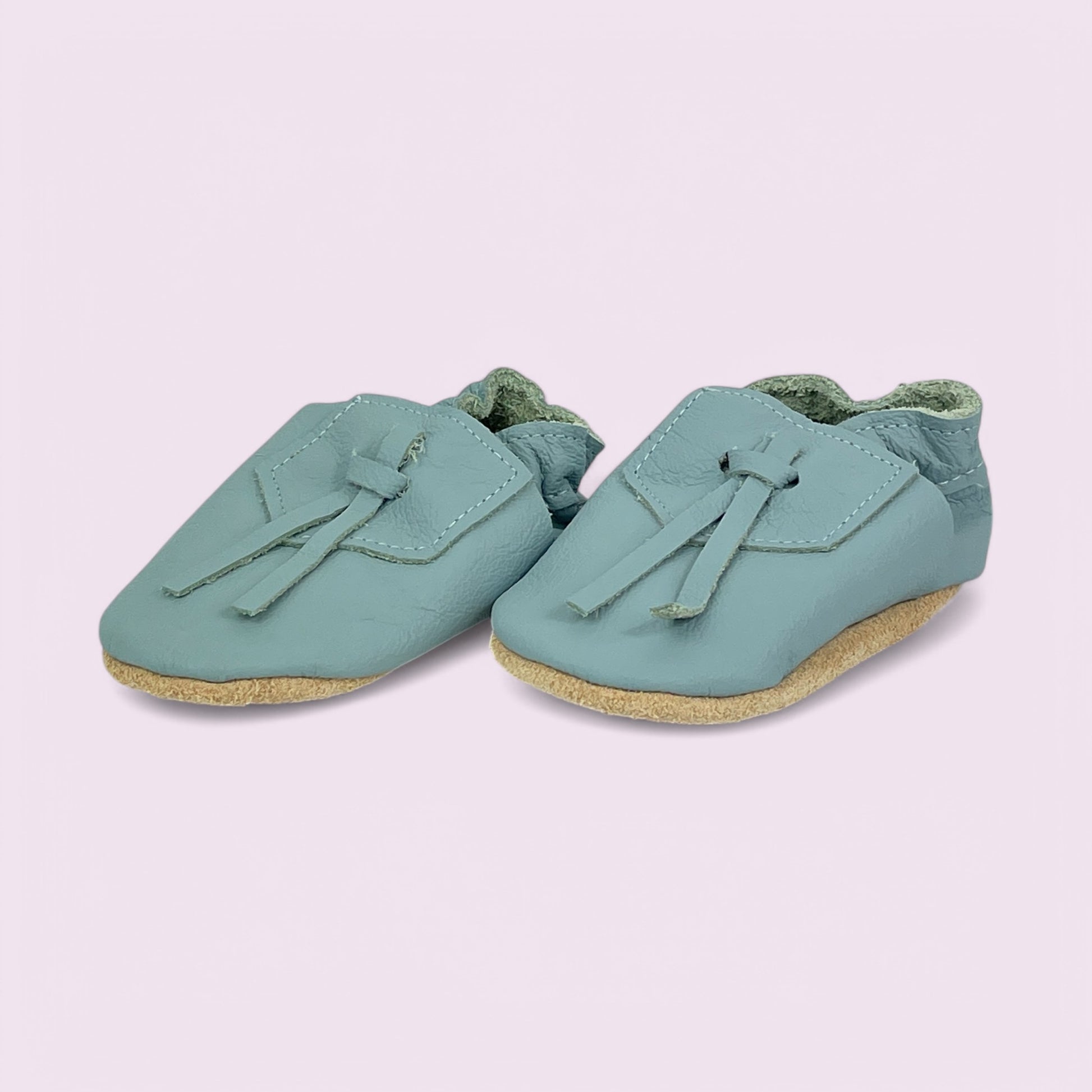 Baby Krabbelschuhe aus Leder