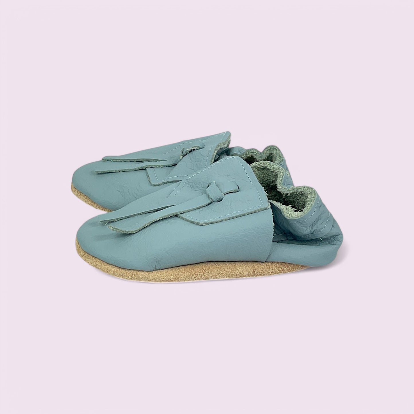 Baby Krabbelschuhe aus Leder