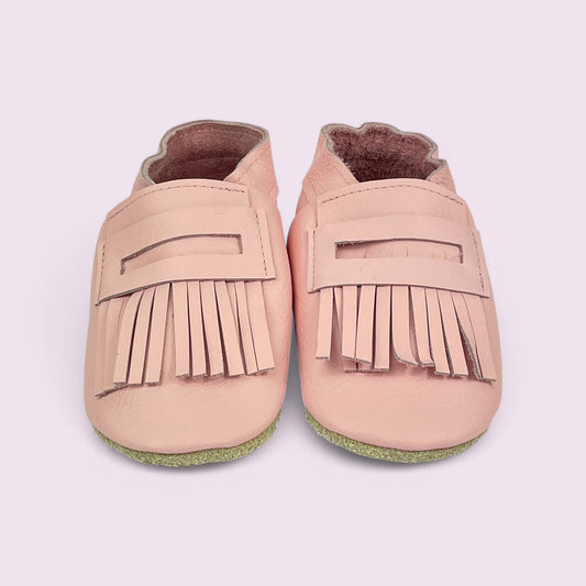 Lauflernschuhe Baby - Mokassins / Rosa - 24/25