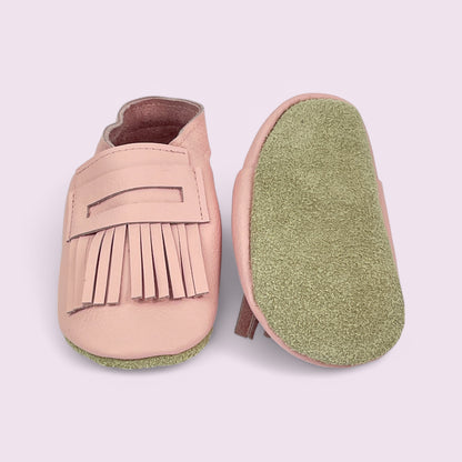 Lauflernschuhe Baby - Mokassins / Rosa - 24/25